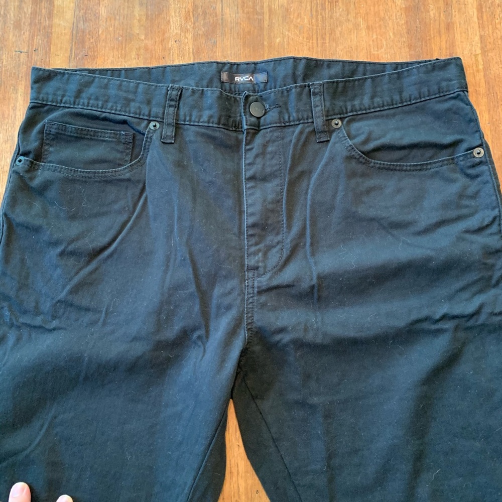 Black RVCA pants/denim size 36